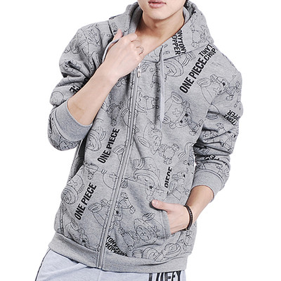 Мъжко горнище в няколко цвята с щампа 