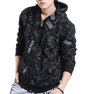 Мъжко горнище в няколко цвята с щампа 