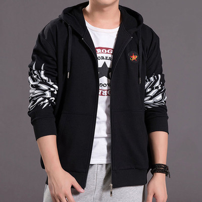 Мъжко горнище в няколко цвята с щампа 