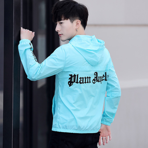 Мъжко спорно-ежедневно яке в няколко модела с надпис и качулка