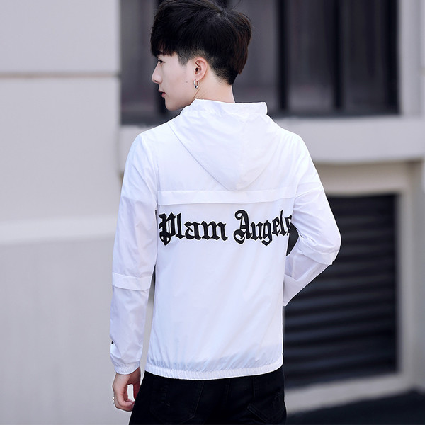 Мъжко спорно-ежедневно яке в няколко модела с надпис и качулка