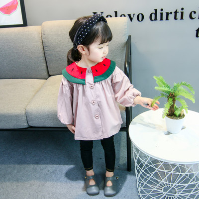 Детска модерна риза за момичета в два цвята