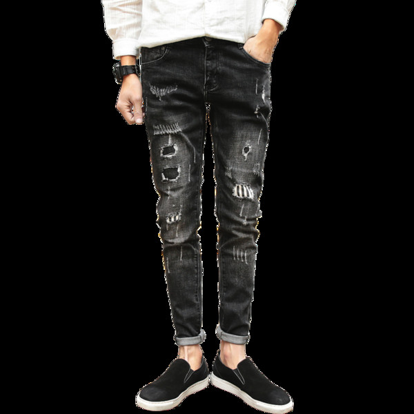 Актуални мъжки дълги дънки в различни цветове