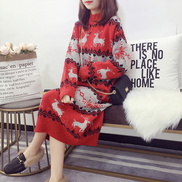 Дамска коледна рокля в няколко цвята