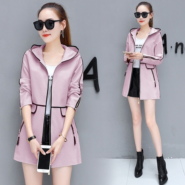 Дамско стилно палто във няколко цвята