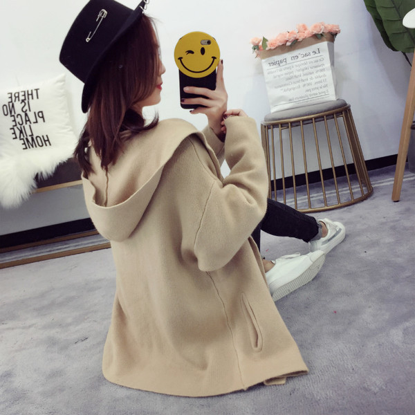 Дамска жилетка с джобове и качулка - няколко цвята