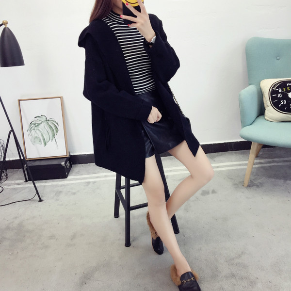 Дамска жилетка с джобове и качулка - няколко цвята