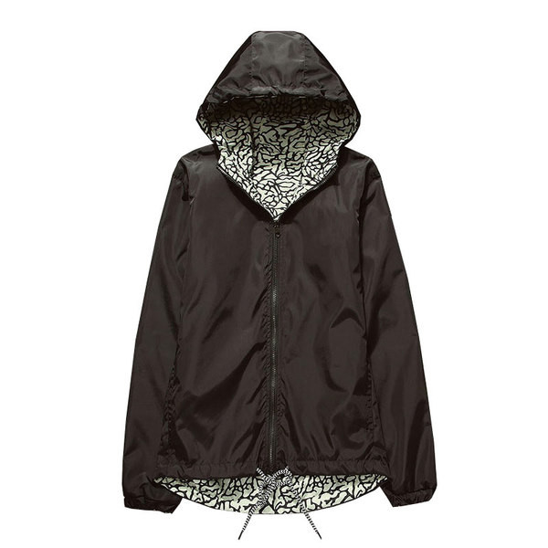 Дамско спортно-ежедневно яке с качулка в три цвята