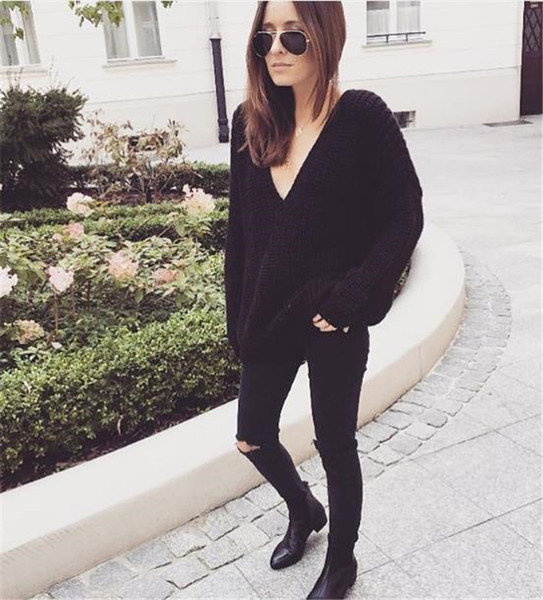 Дамски пуловер с отворен гръб в няколко цвята