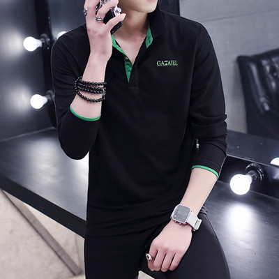 Мъжка блуза в няколко цвята с V-образно деколте и копчета