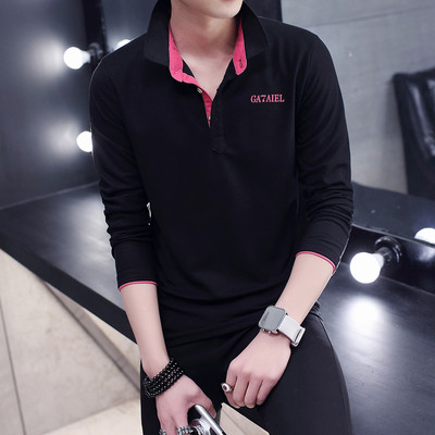 Мъжка блуза в няколко цвята с V-образно деколте и копчета