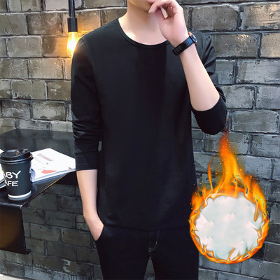 Мъжка изчистена блуза - тънък и плътен модел