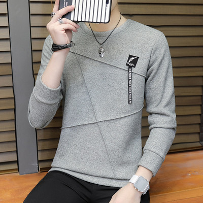 Мъжка блуза в няколко цвята и модела с щампа