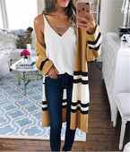 Дълга дамска жилетка подходяща за ежедневие