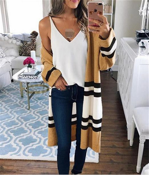 Дълга дамска жилетка подходяща за ежедневие