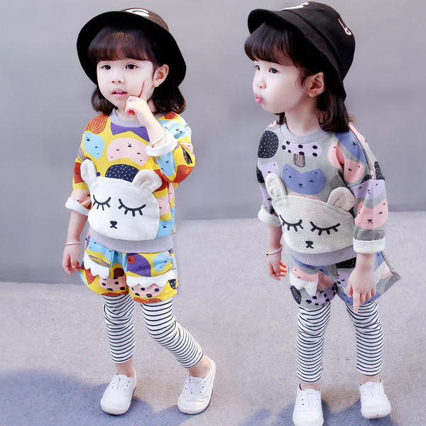 NOU set modern copii pentru fete - doua culori