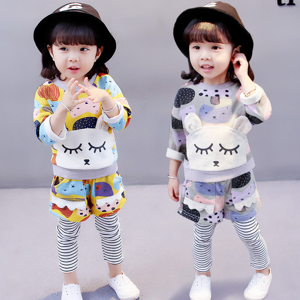 NOU set modern copii pentru fete - doua culori