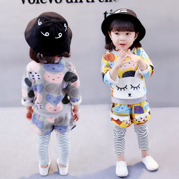 NOU set modern copii pentru fete - doua culori