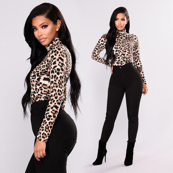 Polo elegant de damă cu model tigru